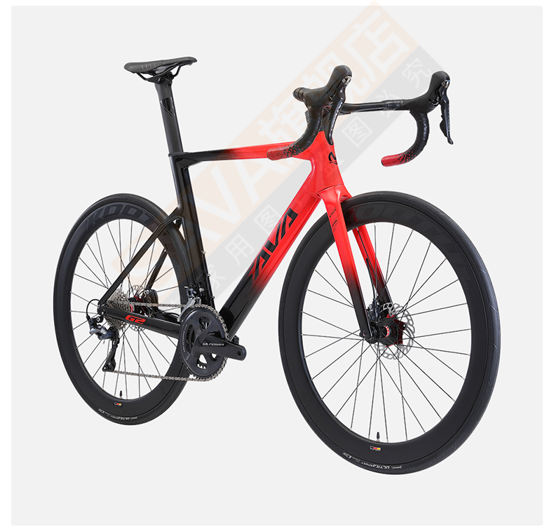 美国闪电原装进口sava 超轻成人碳纤维公路自行车全隐藏内走线碳纤维