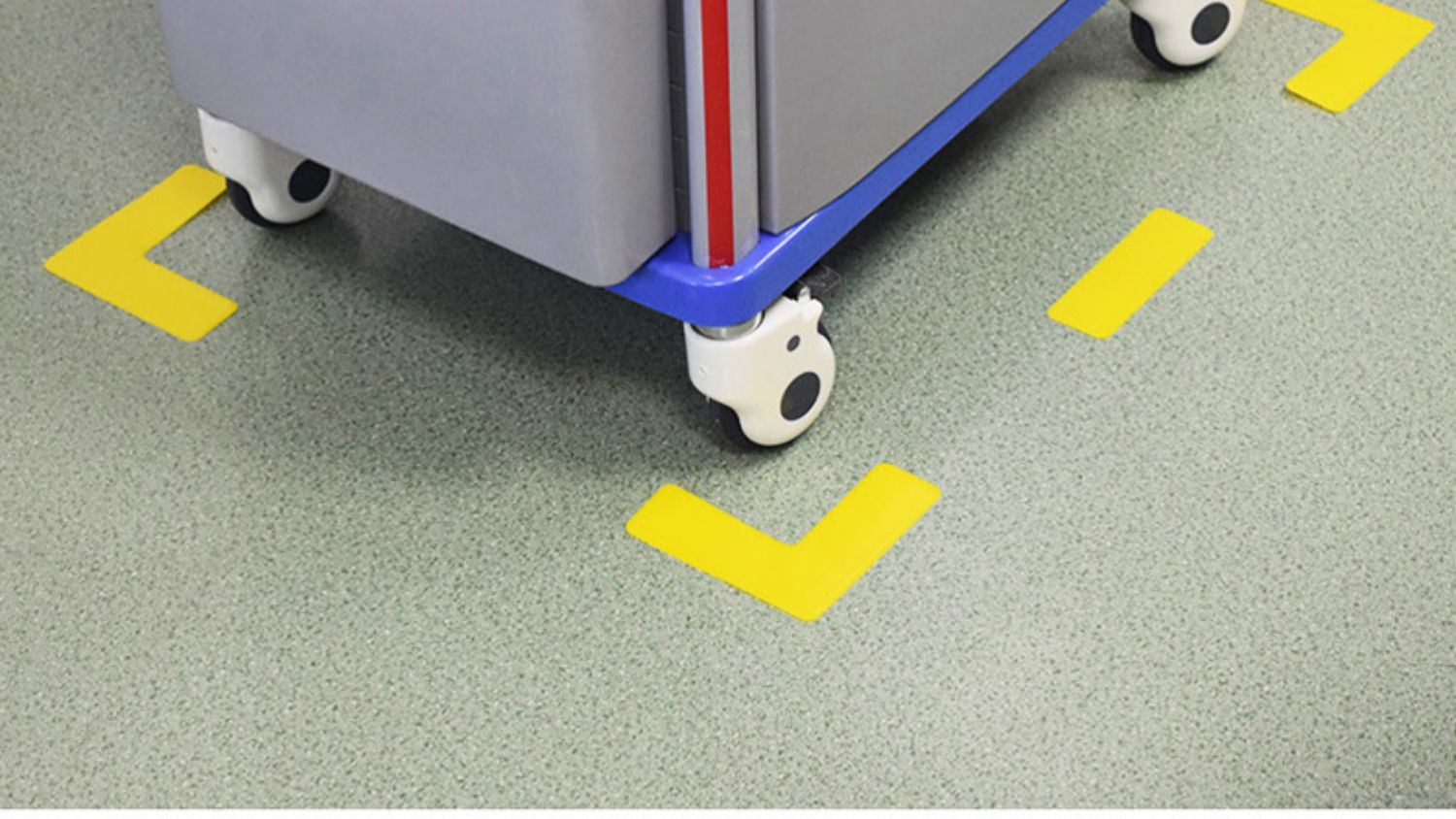 医院定位贴抢救车办公室地面物品定位胶定置5s管理定位贴地贴6l型 6