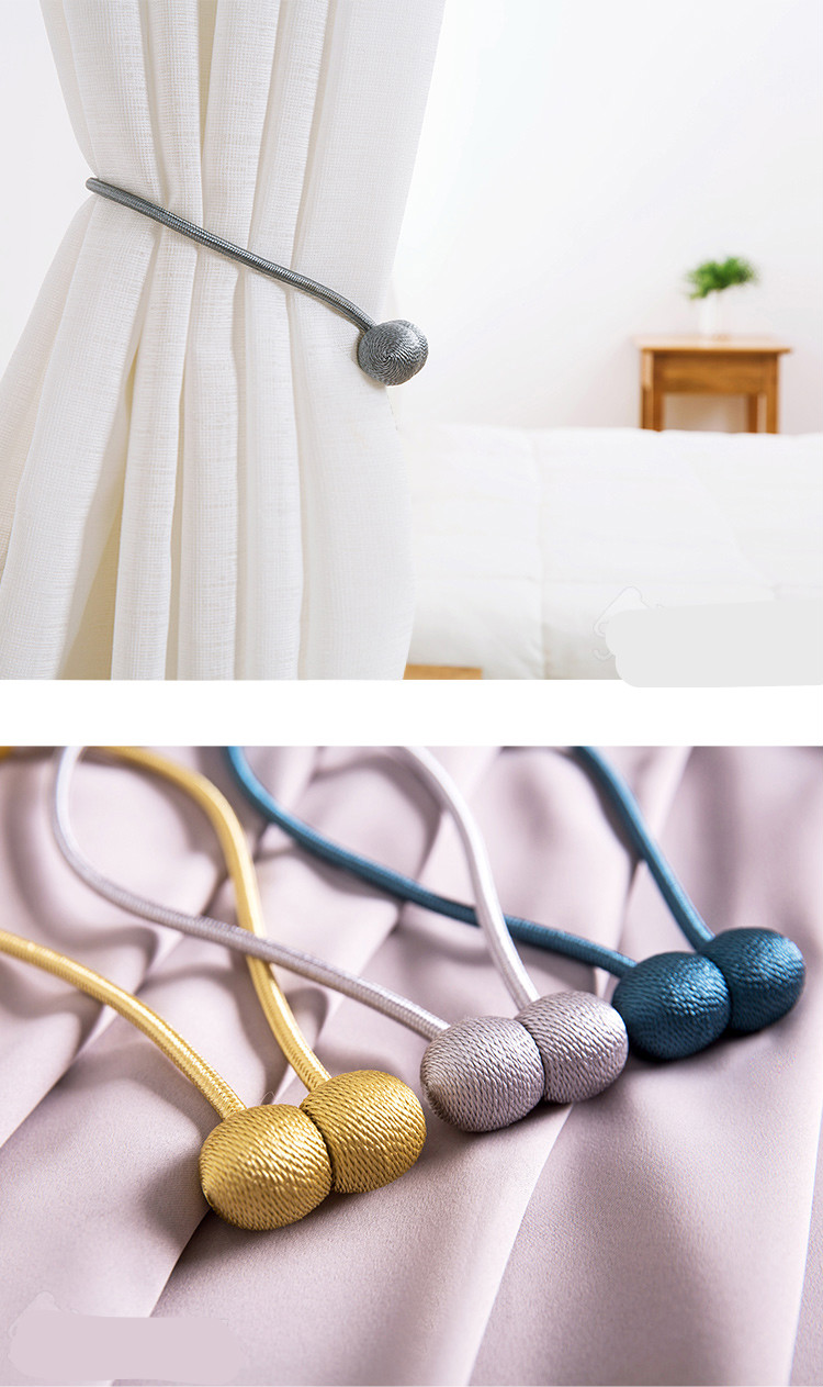 挂环窗帘配件窗帘扣环窗帘环居家家磁铁窗帘扣绑带捆绑窗帘圈窗帘环