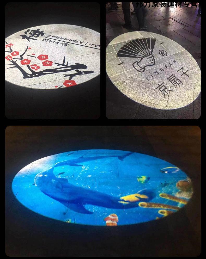 雷士照明招logo投影灯定制门头广告旋转户外地面led防水带字图案射灯