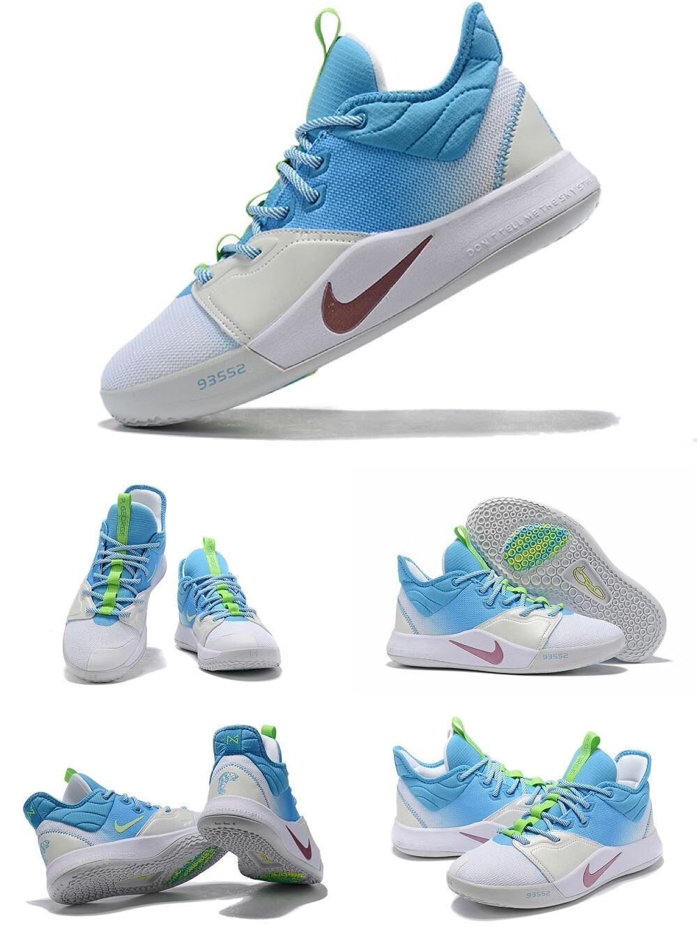 保罗乔治3代篮球鞋透气运动男子实战耐磨减震防滑学生战靴pg3曼巴精神