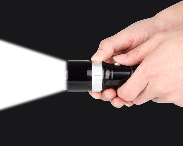 森林虎564强光手电筒led家用可充电亮远射迷你变焦户外夜骑手电564单