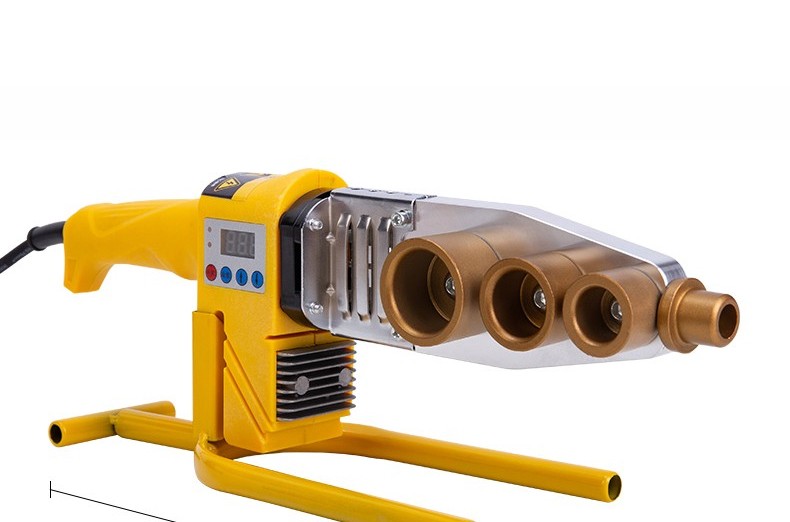 得力deli电子恒温ppr热熔器800w水管热熔机模头热容器水电工程热融热