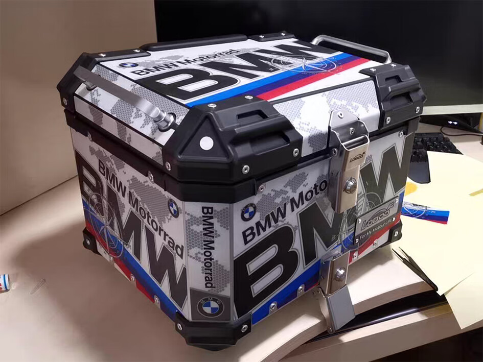 适用于宝马水鸟摩托车原厂三箱贴花萝卜箱子贴画防水防晒加厚反光拉花