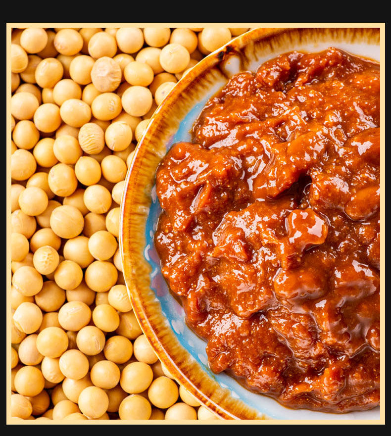 正宗东北大酱黄豆酱农家调味大酱大豆酱营口大酱蘸酱东北黄豆大酱500g