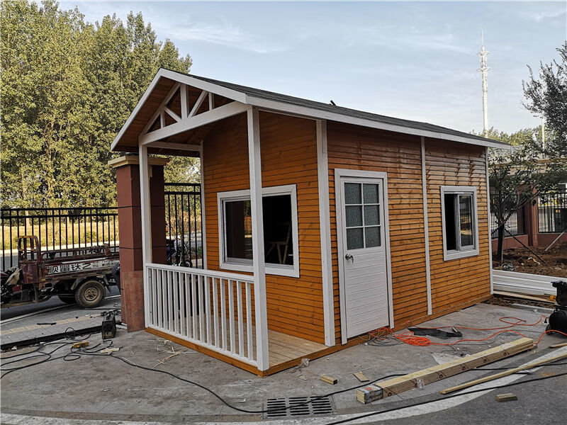 定制移动厨房简易房户外组装庭院木房子乡村民宿木屋别墅售货亭 款式