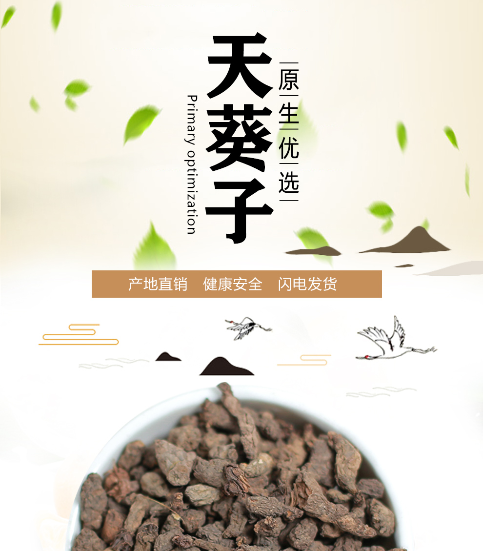 北京同仁堂天葵子中药材散装500g天葵草紫背天葵千年老鼠屎天葵籽中