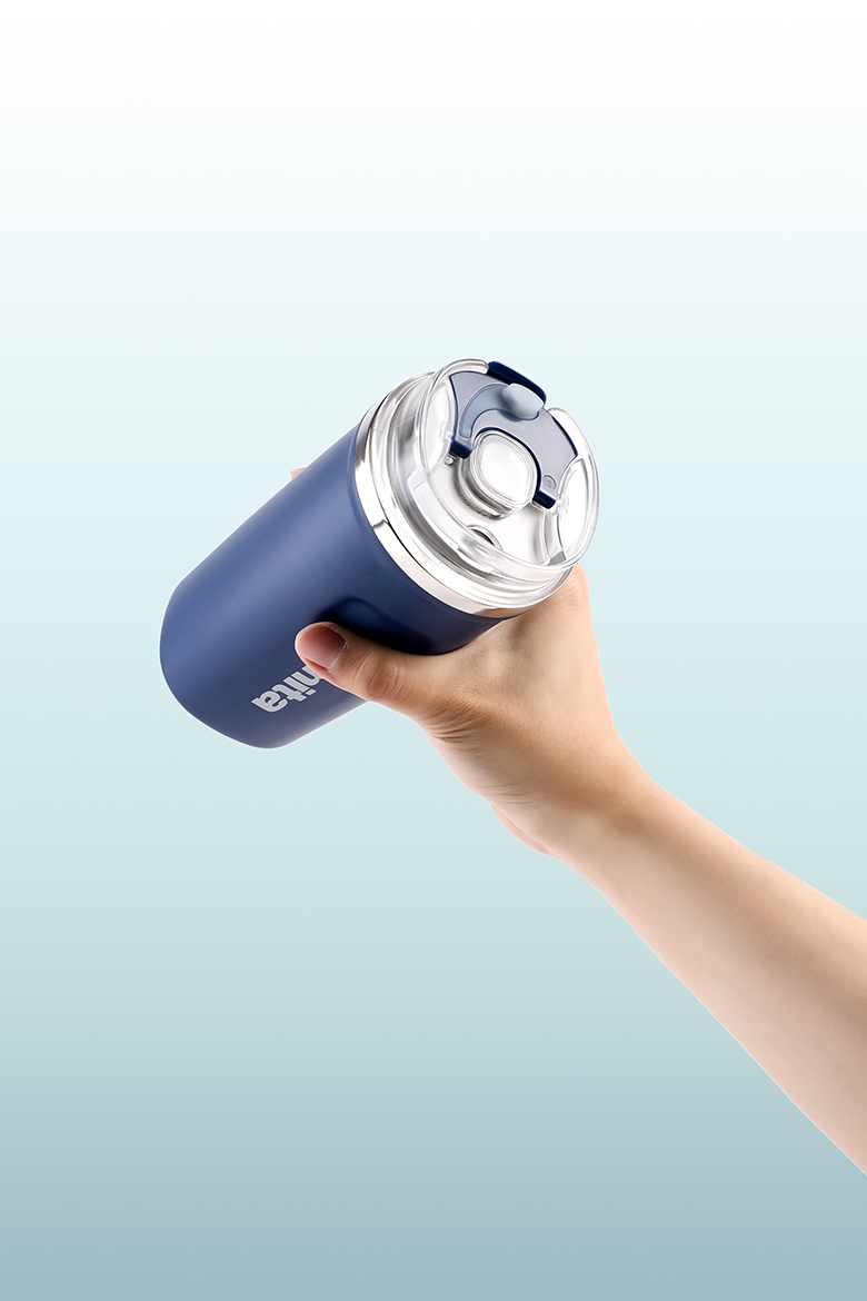 simita方形咖啡杯男女随行保冷保温杯带盖便携式车载水杯子380ml保冷