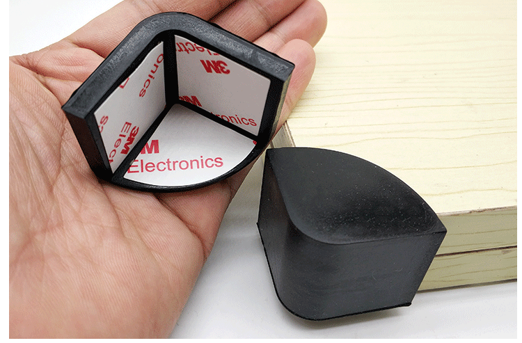 硅胶撞角儿童撞护角宝宝桌角保护套油烟机铝合金窗户茶几包角小号4个