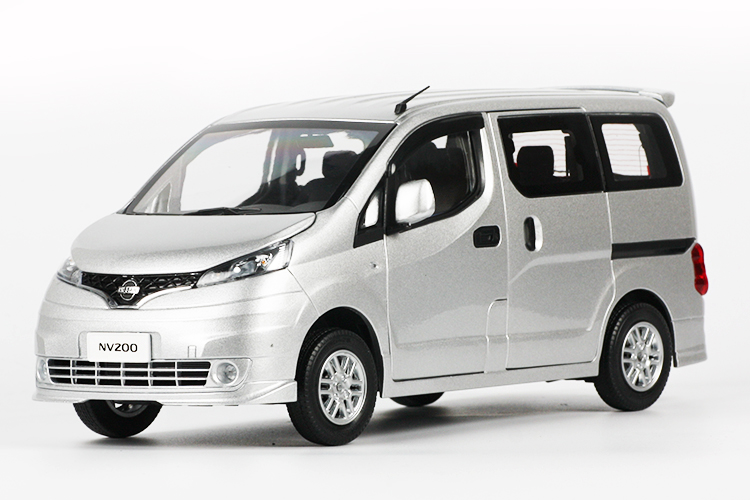 国产原厂1:18尼桑商务车模型 礼收藏nv200仿真合 银色【图片 价格