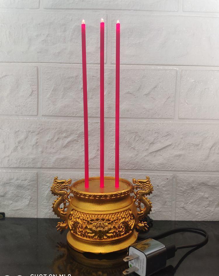 焱思泰 电子蜡烛 led电香 电子香 供佛蜡烛香无烟香 电池香 家用 电池