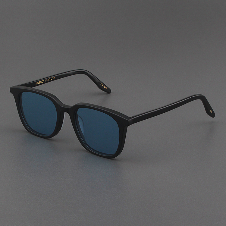 moscot太阳镜moscot lemtosh太阳镜男板材复古磨砂框偏光眼镜浅蓝色