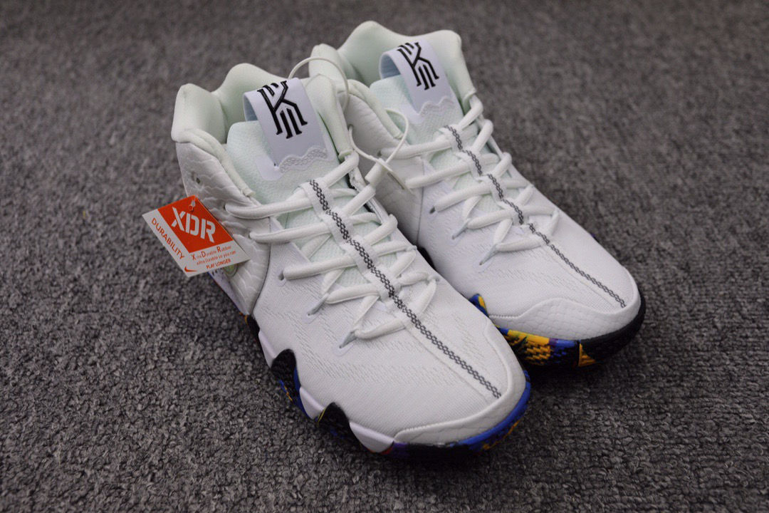 【欧文4】防滑包裹性好气垫耐磨抗扭矩中帮实战自主品牌篮球鞋 灰绿