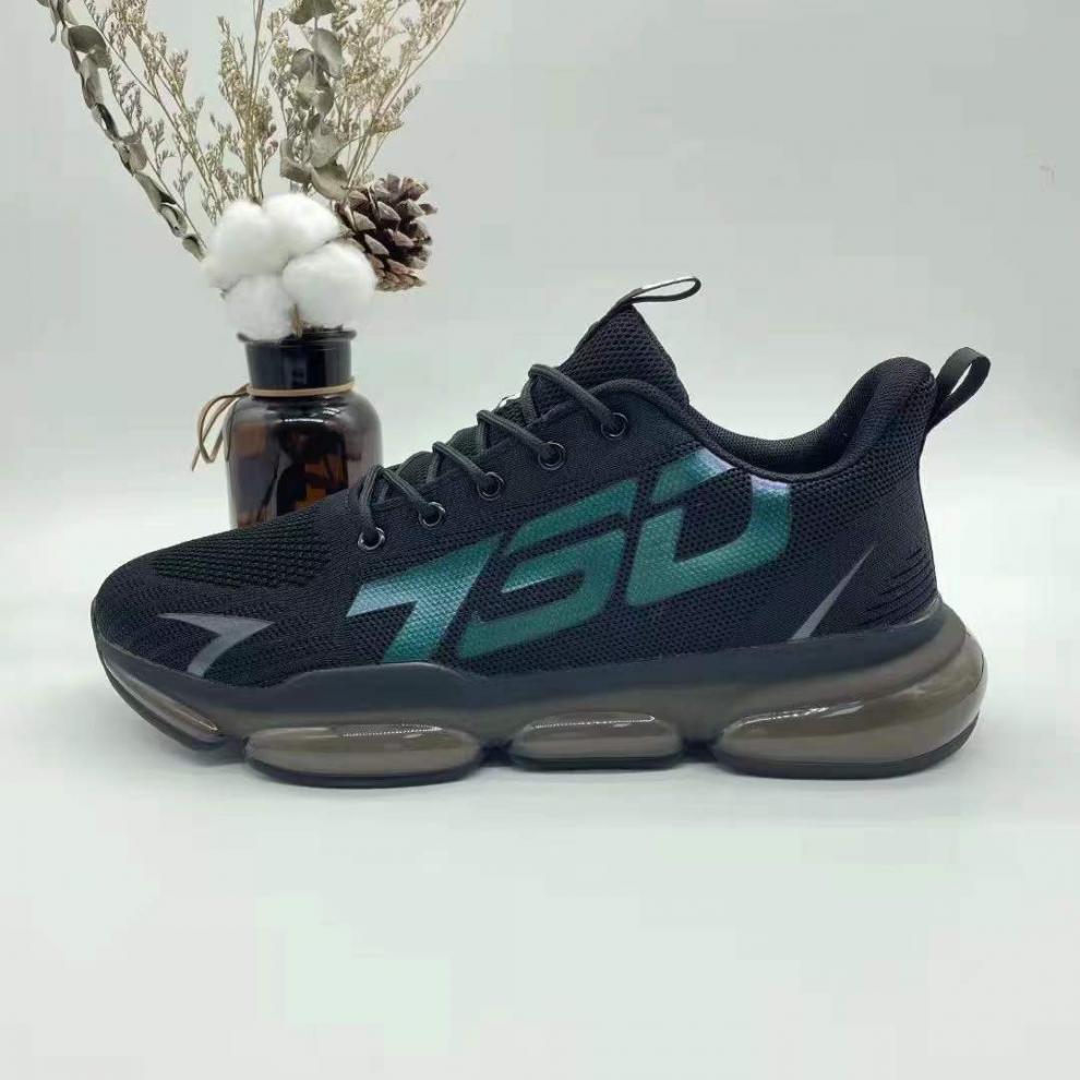 【抖音同款】战狼公爵魅足时尚潮鞋定制夏季新款情侣气垫慢跑鞋 磨砂