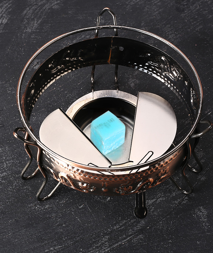 不粘酒精炉小火锅干锅锅具商用饭店固体干锅炉专用家用平底酒精锅 24