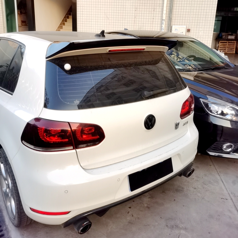 适用适用于大众高尔夫6gti尾翼高尔夫6gtir20改装尾翼免打孔粘贴款纯