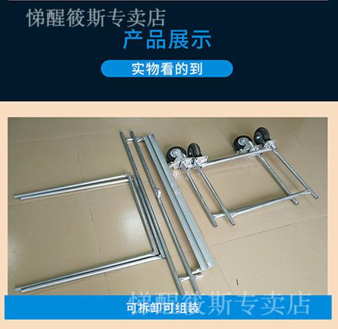 货架地摊神器便携式折叠架夜市多功能带轮摆摊架自由组装拆卸地摊车带