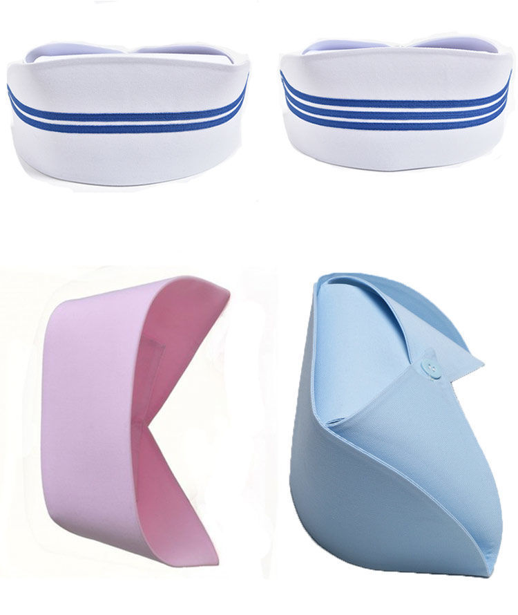 蜜丝刘新品护士帽斜杠护士燕尾帽多色加厚款工作帽值班帽子护士帽斜杠