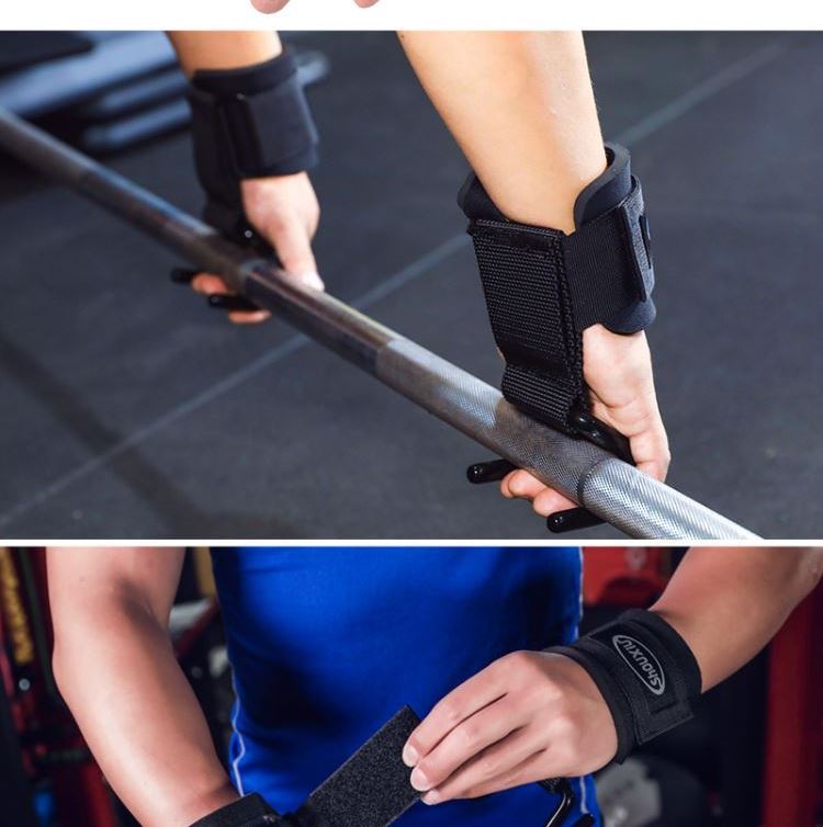 神器单杠防滑缠带杠辅助借力t50黑金属挂钩外层橡胶璔强均码两只装