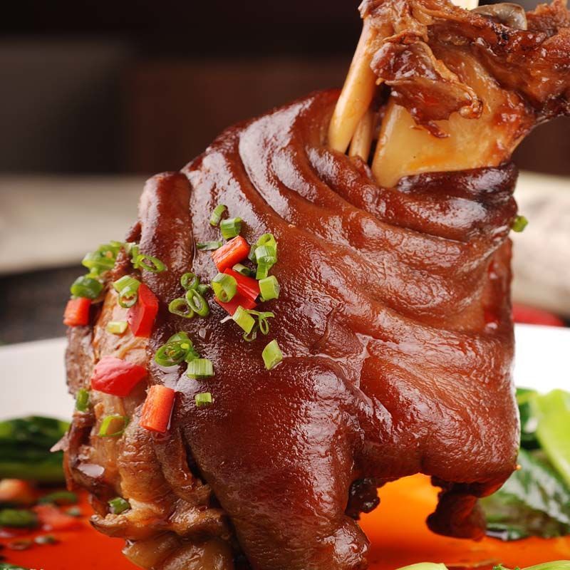 整只2斤大猪肘子卤肉类熟食五酱香腿肘子下酒菜红烧肘子猪蹄膀子 美味