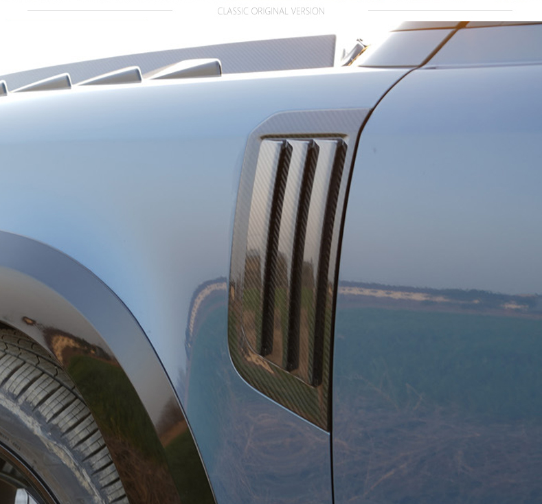 stwin适用于20-23款路虎卫士11090进气口格栅叶子板进气格栅翼子板碳