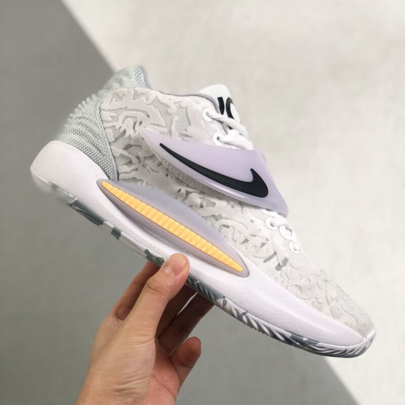 篮球鞋杜兰特kd4白色篮网主场气垫休闲百搭篮球鞋cz0700杜兰特白色