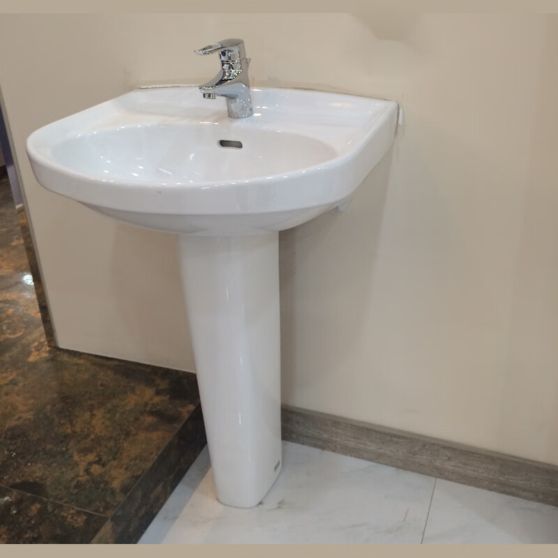 toto立柱盆 台盆台柱陶瓷洗手盆立柱式洗脸盆糜榭尔昊天指sn8988 单