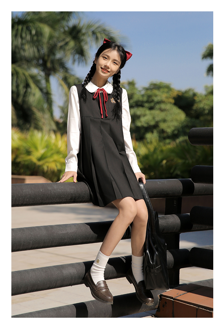 bzmq裙子学生校园风夏高中生套装裙季制服护奶裙少女甜美风初中校班服