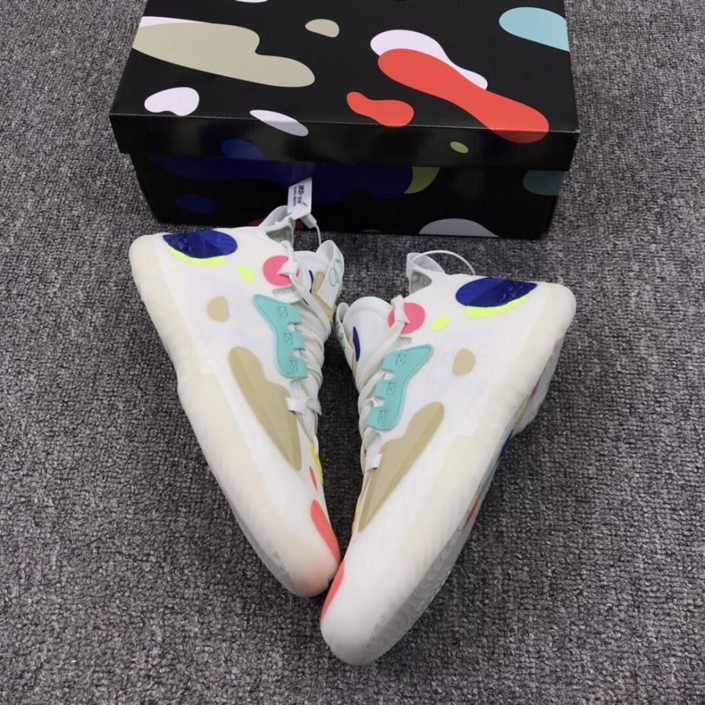 5futurenatural哈登5代篮球鞋糖果白彩虹耐磨低帮战靴 哈登5 黑红 42