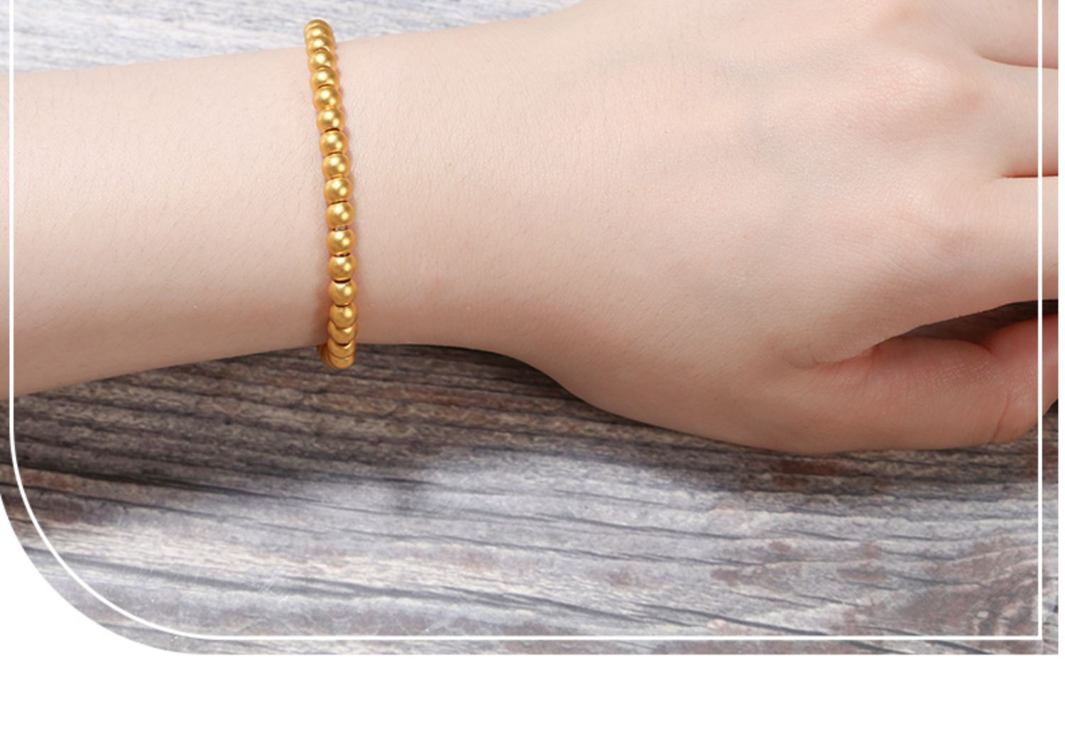 季福缘古法传承黄金手链金珠转运珠小金珠足金999手镯足金手串送礼