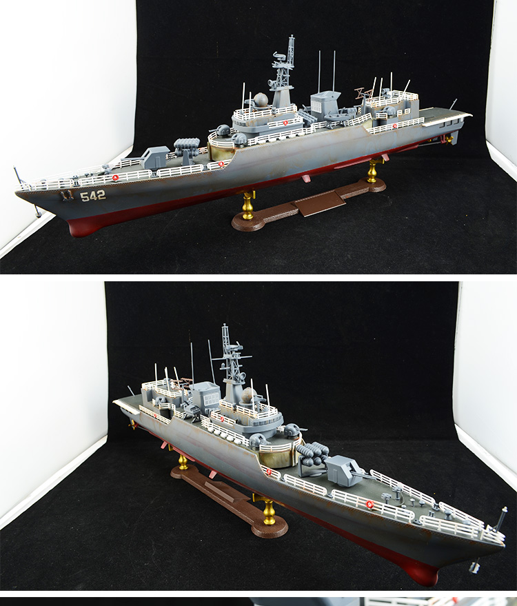 小号手模型1/200 541淮北号 /铜陵号导弹护卫舰(电动) 模型【图片