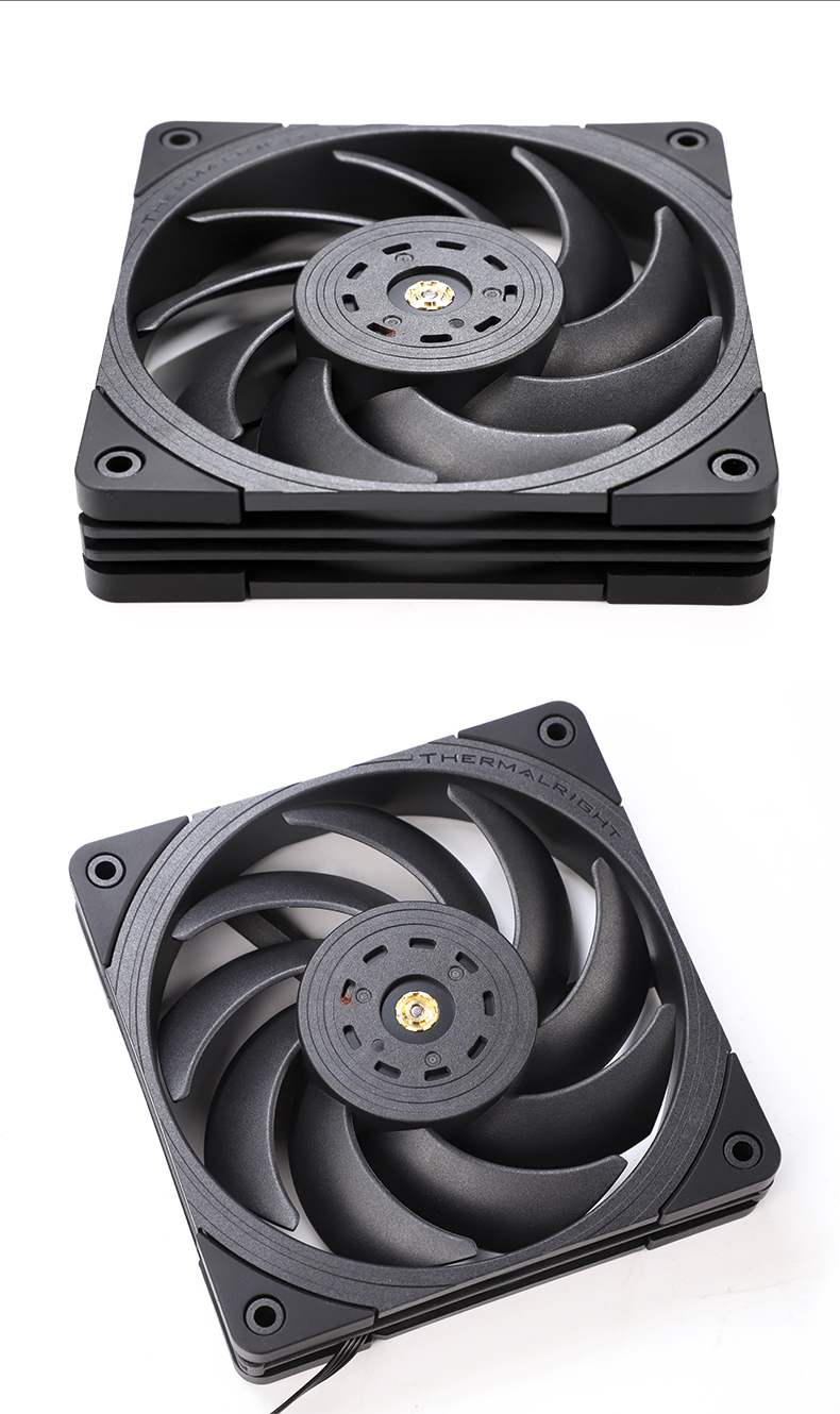 tl-b12 w 机箱电脑风压温控pwm水冷排风冷散热器12cm 风扇 b12白 全新