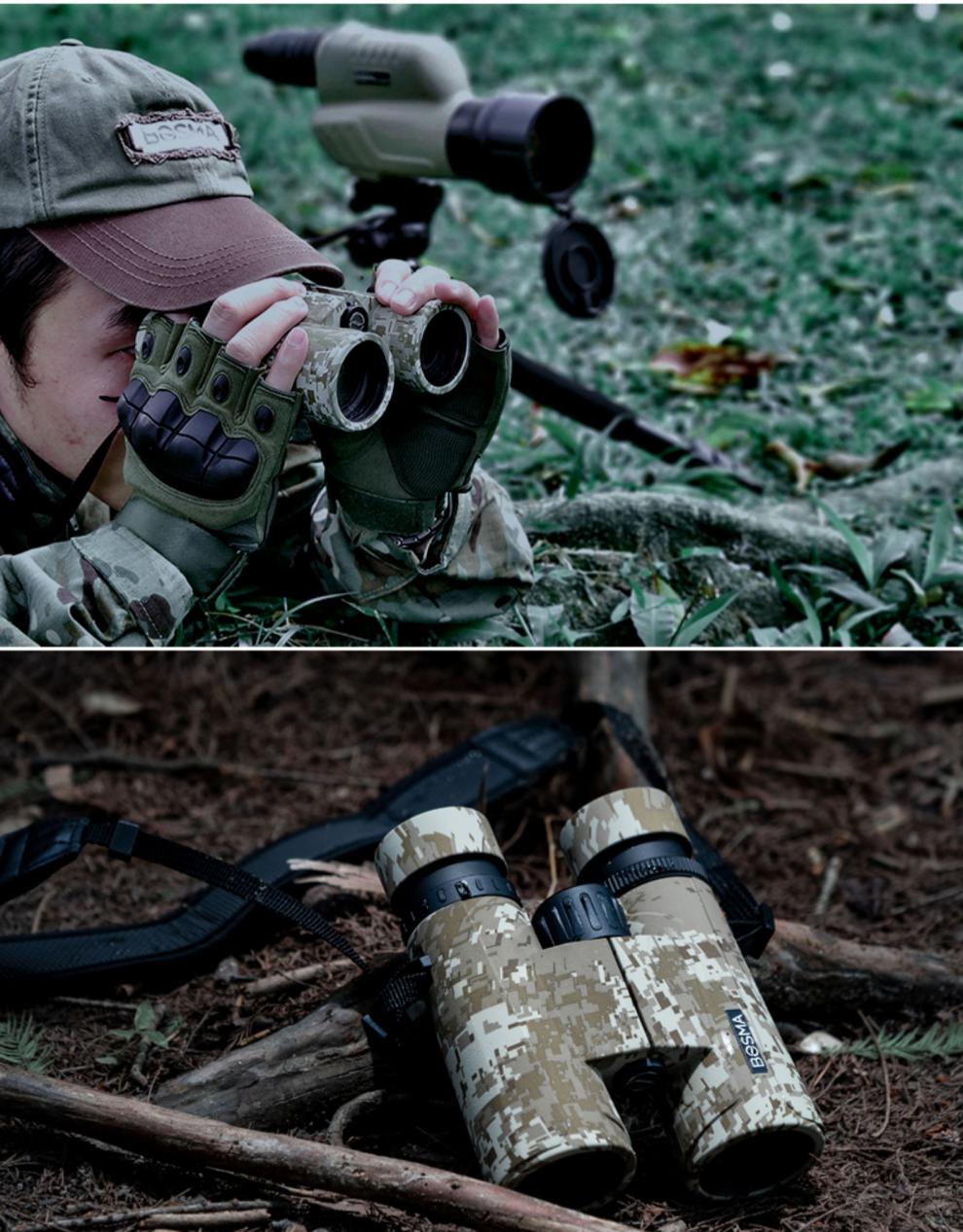 博冠沙漠之狐望远镜战术用高倍高清夜视测距瞄准十字双筒测距瞄准沙漠
