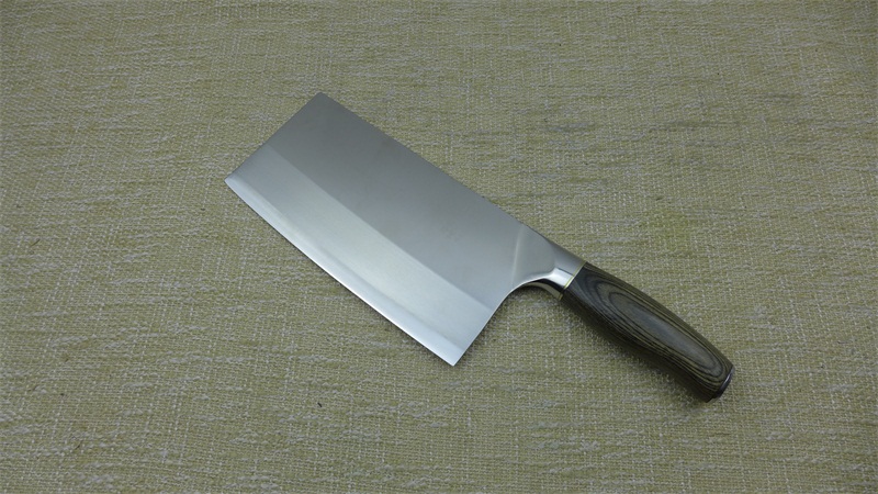 好用复合钢9cr18mov高碳不锈钢切片刀小菜刀女士菜刀轻便锋利浅灰色60