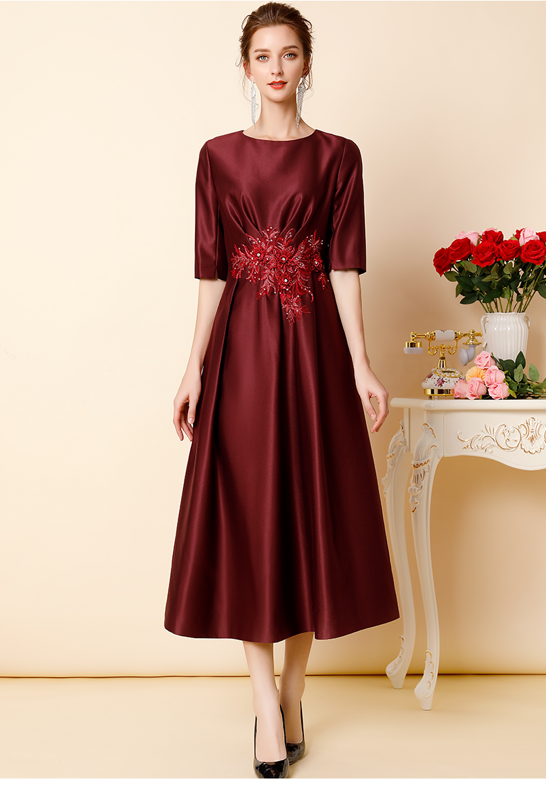 weinibai婚礼妈妈装高档礼服大品牌高端婚宴装妈妈高贵喜婆婆参加服码