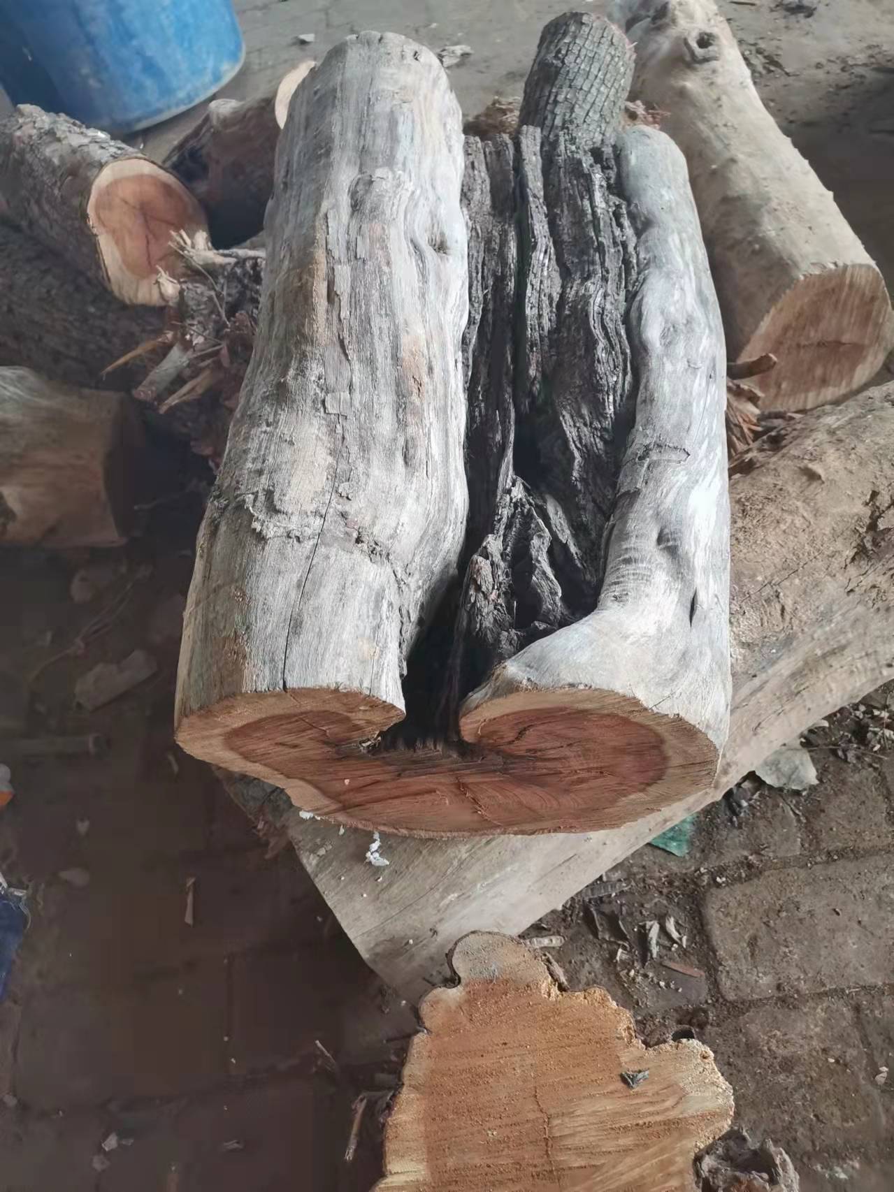 思赞雷击枣木陈化老料手串佛珠道珠 雷痕雷纹念珠手持饰品手链法器