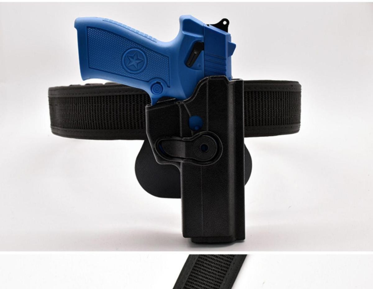 92改快拔套枪套战术92g式快反套大腿部通用套92g快速训练射击枪套92腰