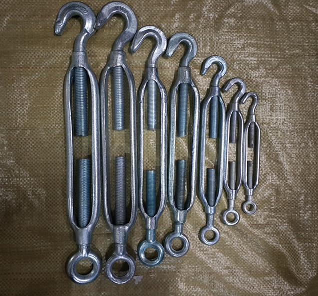 镀锌花篮螺丝花蓝螺丝花兰螺丝钢丝绳收紧器开体花蓝m8m10m24m8