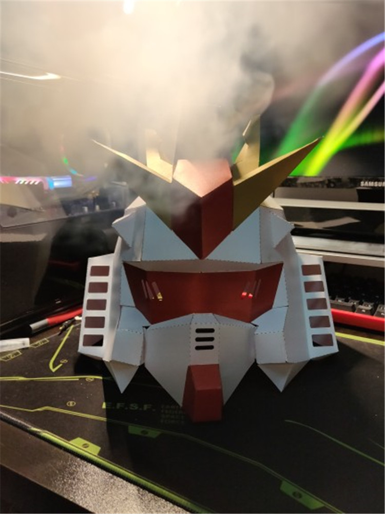 高达面具 创意机器人头套机动战士高达面具gundam头盔可头戴敢达头像