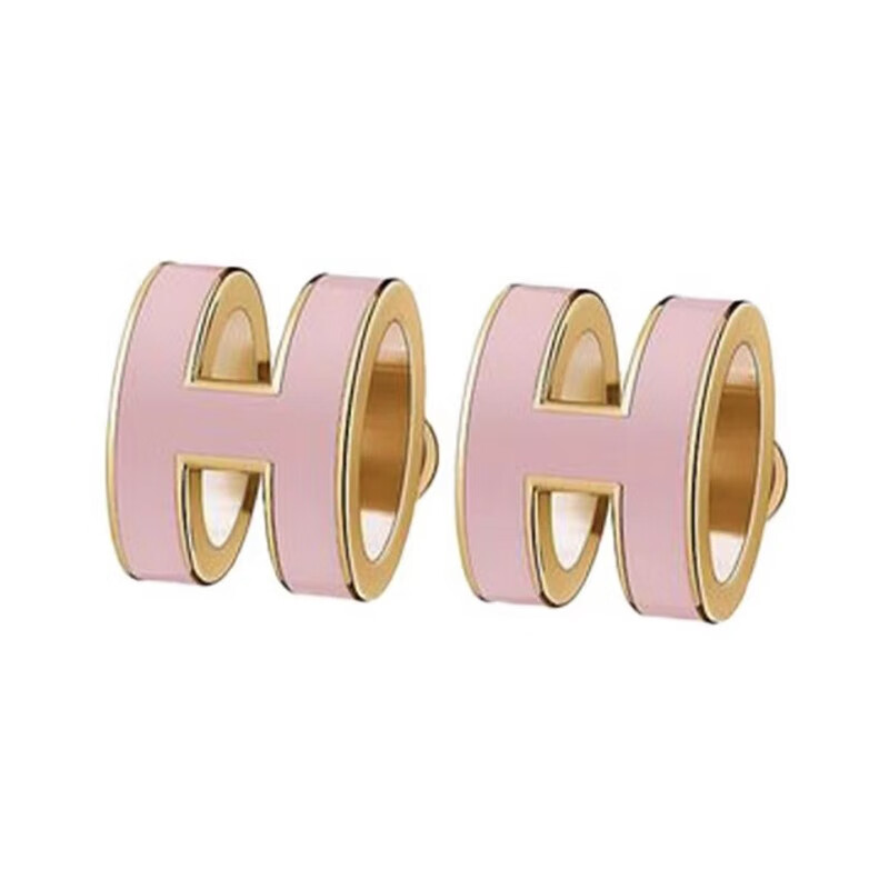 爱马仕hermes经典合金珐琅poph系列耳钉耳环1x12cm多色可选预售新年节