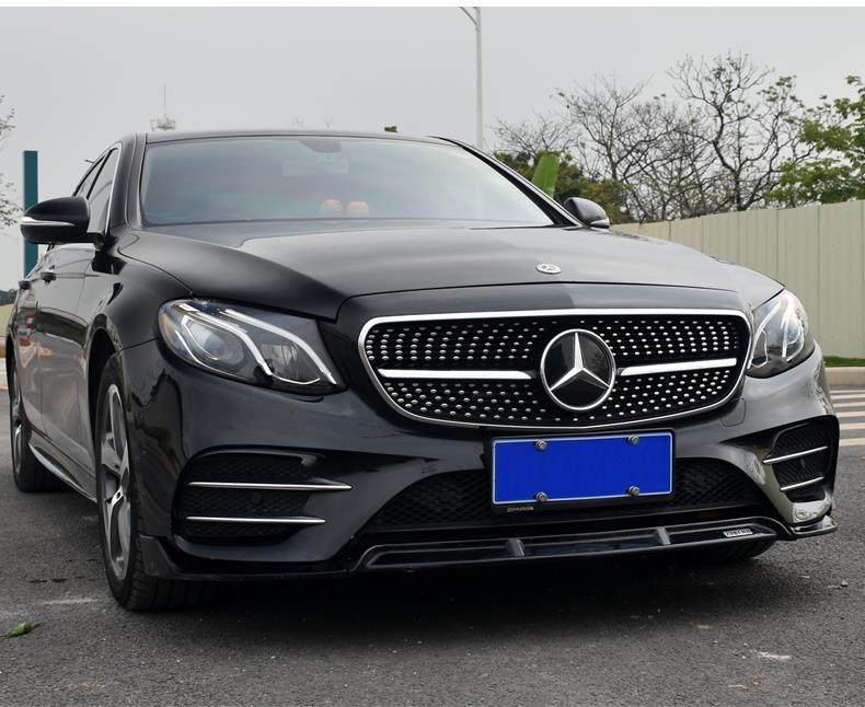 奔驰glc260新c级c260l镜面大标e300l改装gle/cla装饰中网发光车标 15