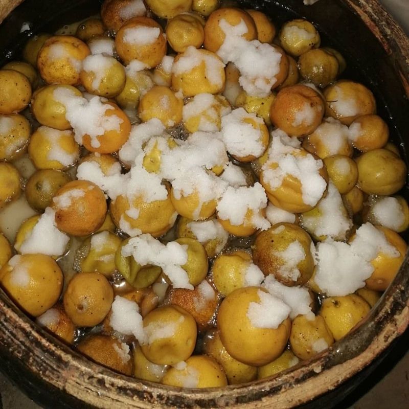 广西玉林腌制咸酸梅子咸水梅盐水梅酸嘢泡青梅子配料做菜调料酱1斤