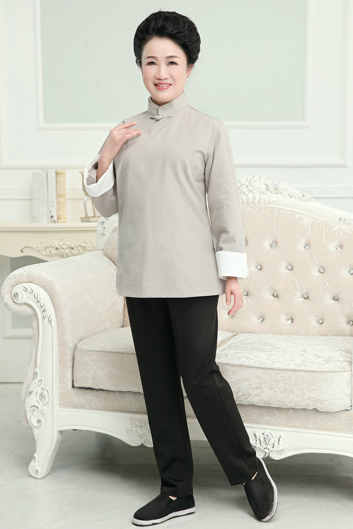 斜大襟衣服女棉复古盘扣斜偏大中老年老太太奶奶婆婆外套朝阳沟戏曲