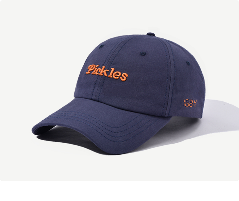 渔夫帽ins潮韩版棒球帽字母刺绣夏季男蓝色鸭嘴帽子休闲软顶绿色