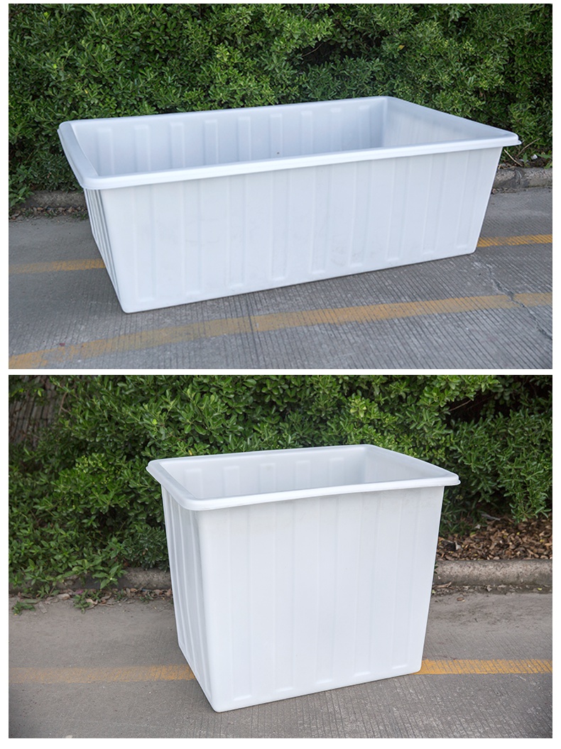 养鱼箱大容量加厚牛筋塑料水箱长方形大容量储水桶养鱼卖鱼箱水产养殖