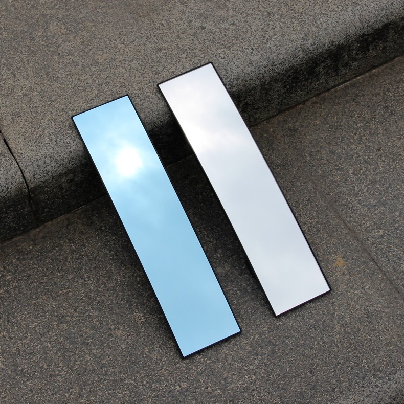 新品车内大视野后视镜反光镜片防炫目汽车室内倒车镜广角曲面蓝镜蓝镜