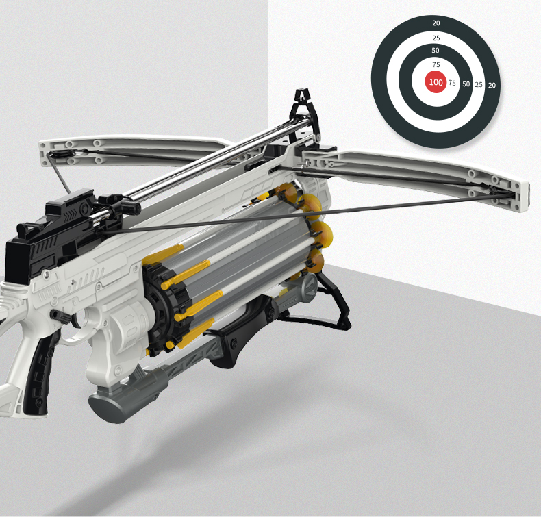 八连发弓箭弩大威力射击诸葛连弩杆枪吸盘射箭可连续儿童男孩玩具大号