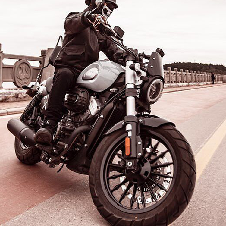 奔达灰石300改装前挡风适用于金吉拉猪头罩前风挡无损安装扰流装饰