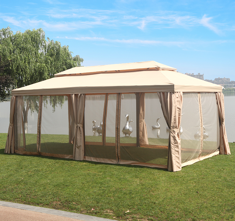 芸婷罗马帐篷户外遮阳棚四角伞帐篷露天活动摆摊用庭院雨棚欧式凉亭防