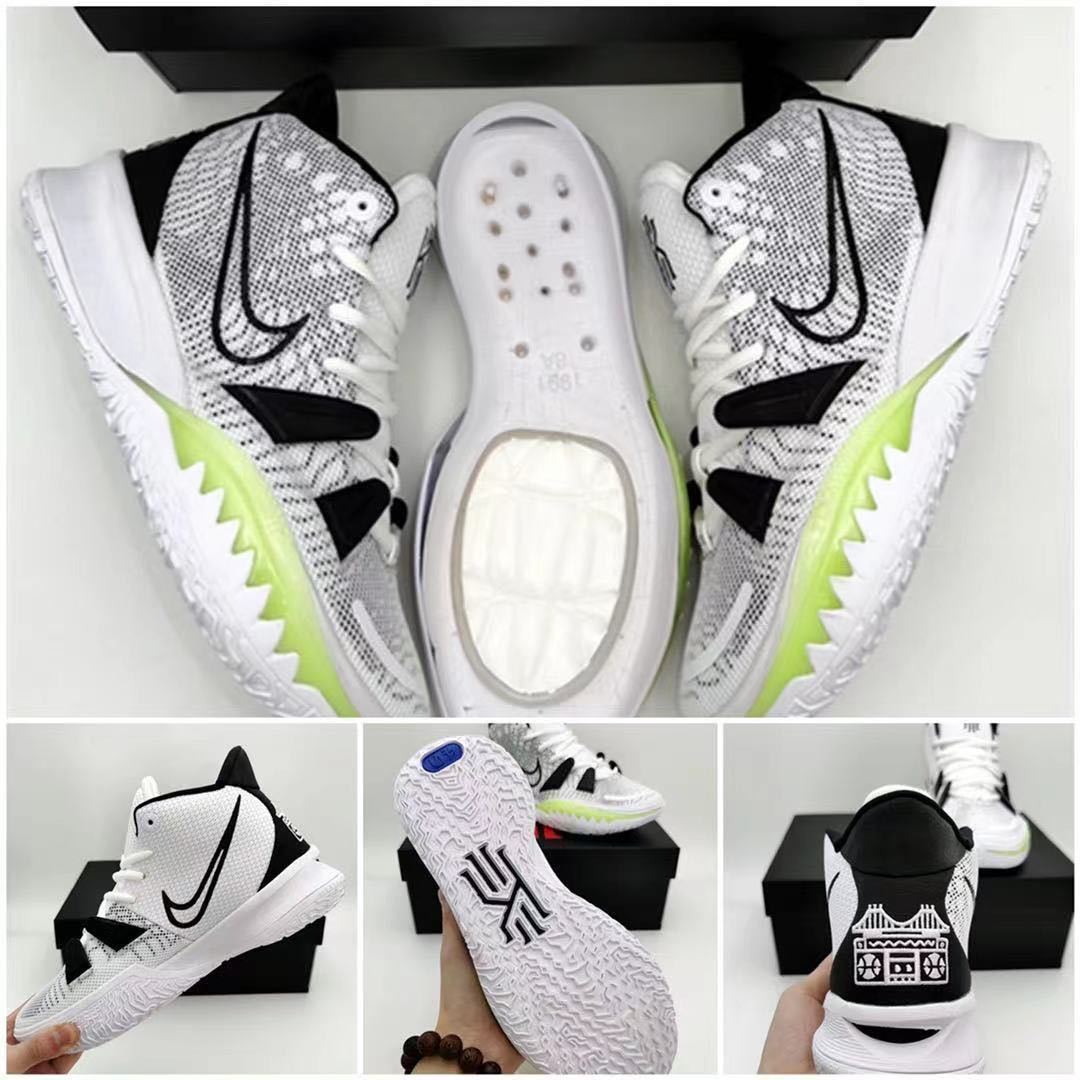 7代篮球鞋数学公式黑白夜光kyrie7摩擦有声可实战男女纯质zoom气垫